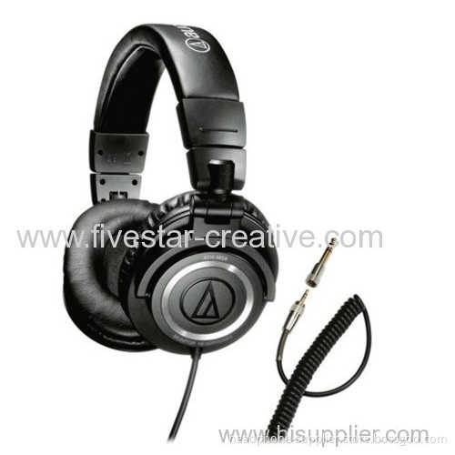 Audio-technica Ath-m50 Professional Studio Monitor Headphones With Coiled Cable